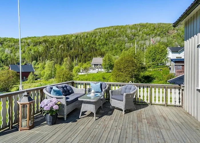Serene Countryside With Fjord Views And Blooming Gardens Bodö